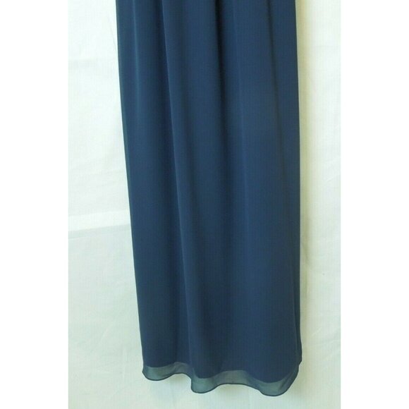 BCBG Generation Women's Navy Blue Cocktail Prom Evening Gown Dress Size 2 - Picture 5 of 12